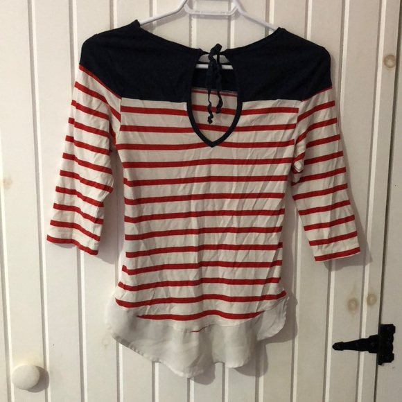 Suzy Shier Striped Shirt - Picture 2 of 4